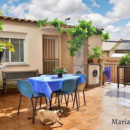 Comfortable Apartment In Caceres 55 M² Welcoming Terrace Exterior photo